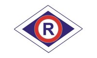 Zdjęcie kolorowe. Przedstawiające logo ruchu drogowego.